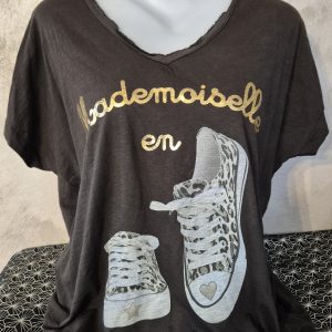 t shirt en imprimé 100% coton