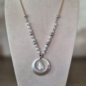 Collier pendentif en argent